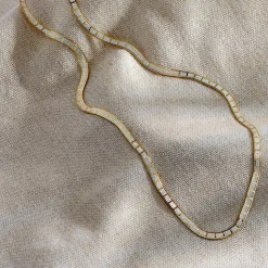 Collier Nuriaae Argent Jaune