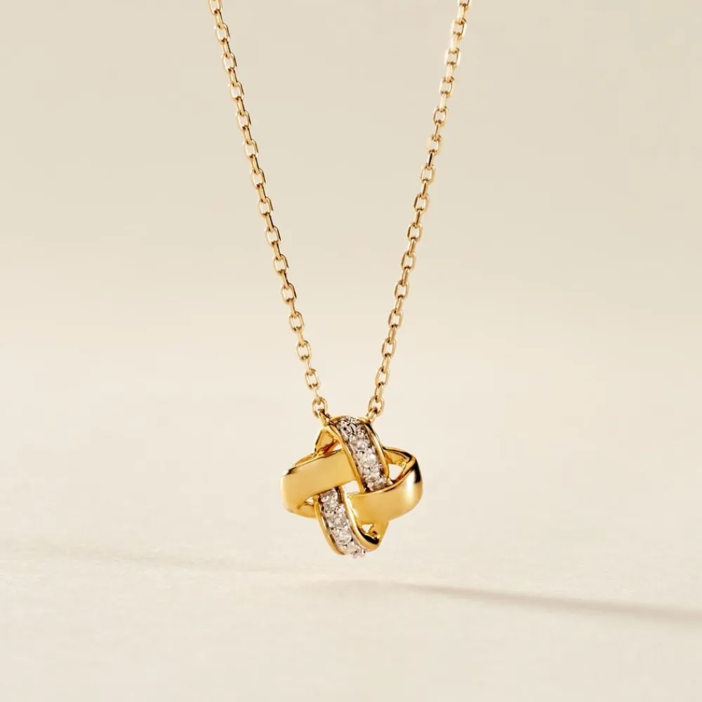 Marc Orian Colliers Diamant|Colliers > Collier Nyree Or Jaune Diamant