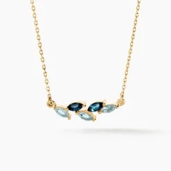 Marc Orian Colliers|Colliers Avec Pierres > Collier Océan Or Jaune Topaze