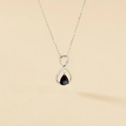 Marc Orian Cadeaux Mariage|Colliers > Collier Odessa Or Blanc Saphir Diamant