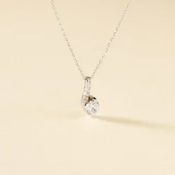 Collier Olly Or Blanc Oxyde De Zirconium