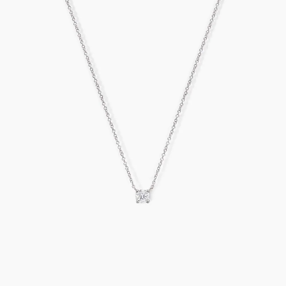 Marc Orian Colliers Diamant|Colliers > Collier One Or Blanc Diamant