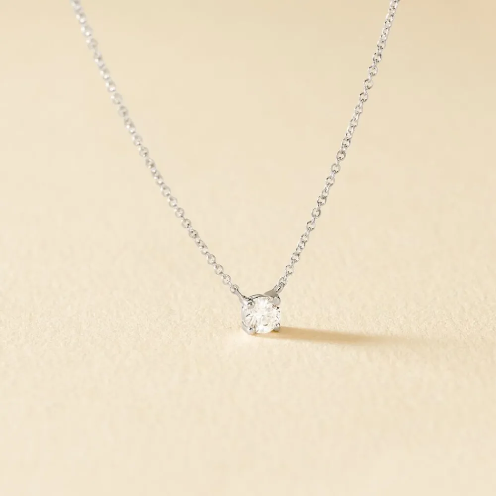 Marc Orian Colliers Diamant|Colliers > Collier One Or Blanc Diamant