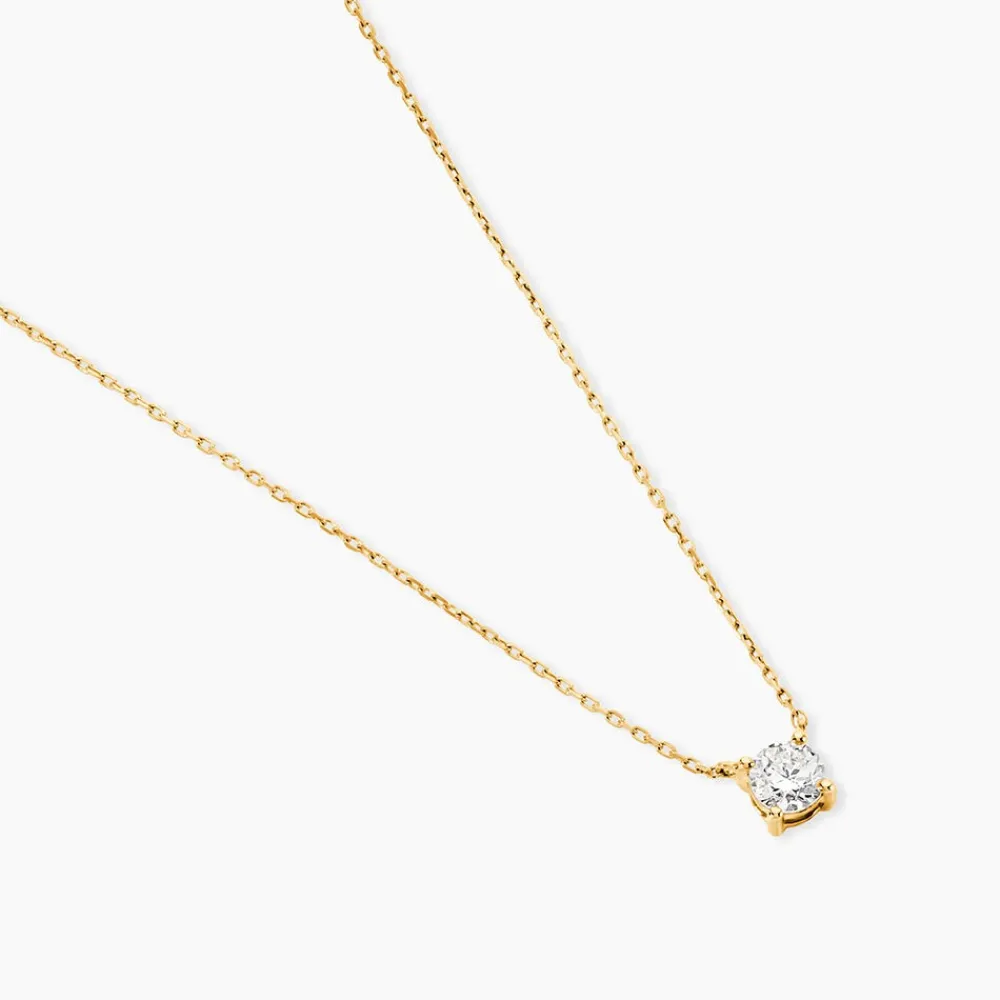 Marc Orian Colliers Diamant|Colliers > Collier One Or Jaune Diamant