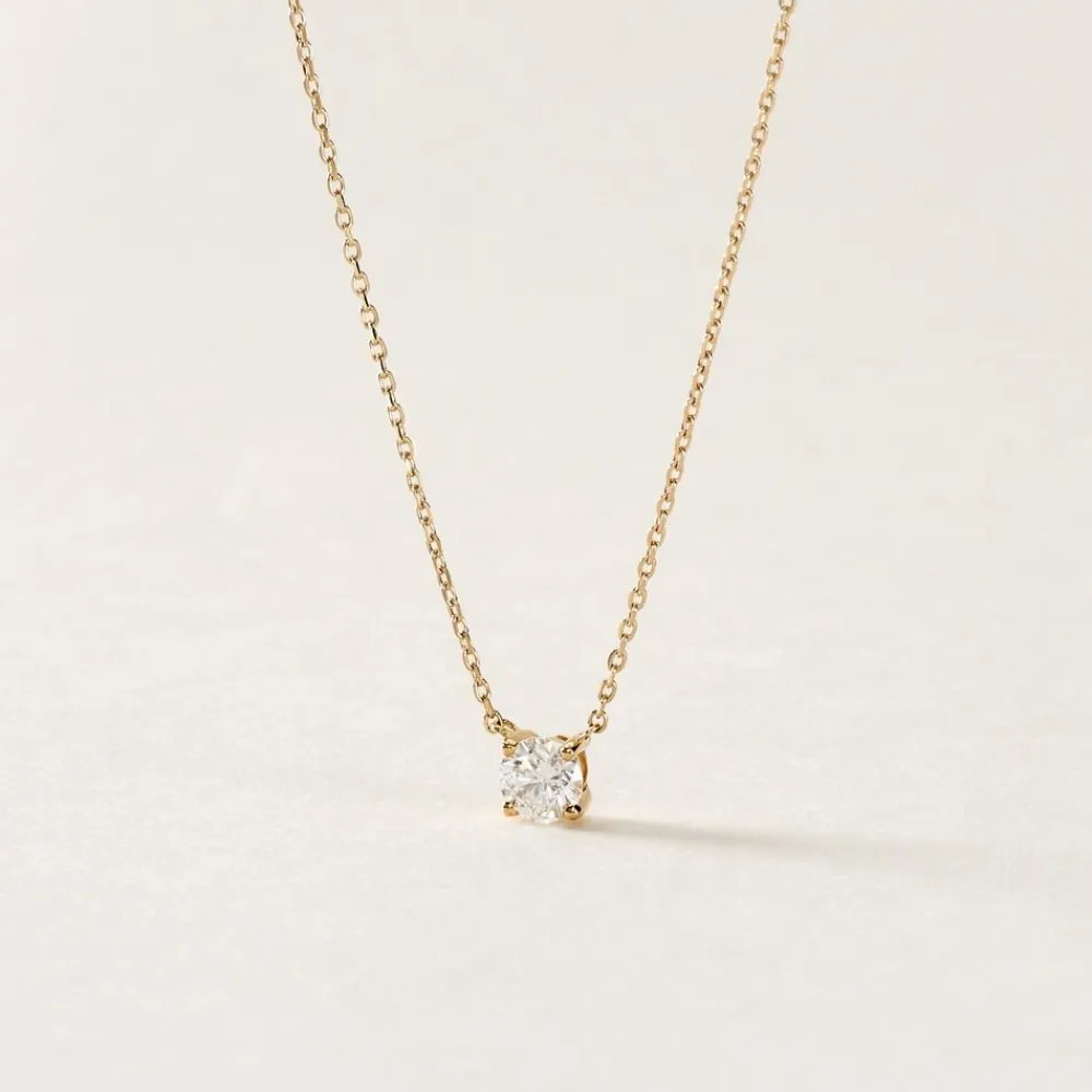 Marc Orian Colliers Diamant|Colliers > Collier One Or Jaune Diamant