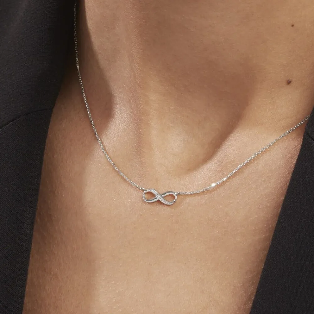 Marc Orian Colliers Diamant|Colliers > Collier Or Blanc Adrasteia Diamants
