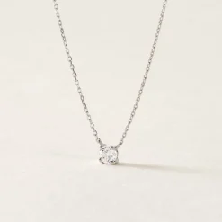 Marc Orian Colliers Diamant|Colliers > Collier Or Blanc One Diamant