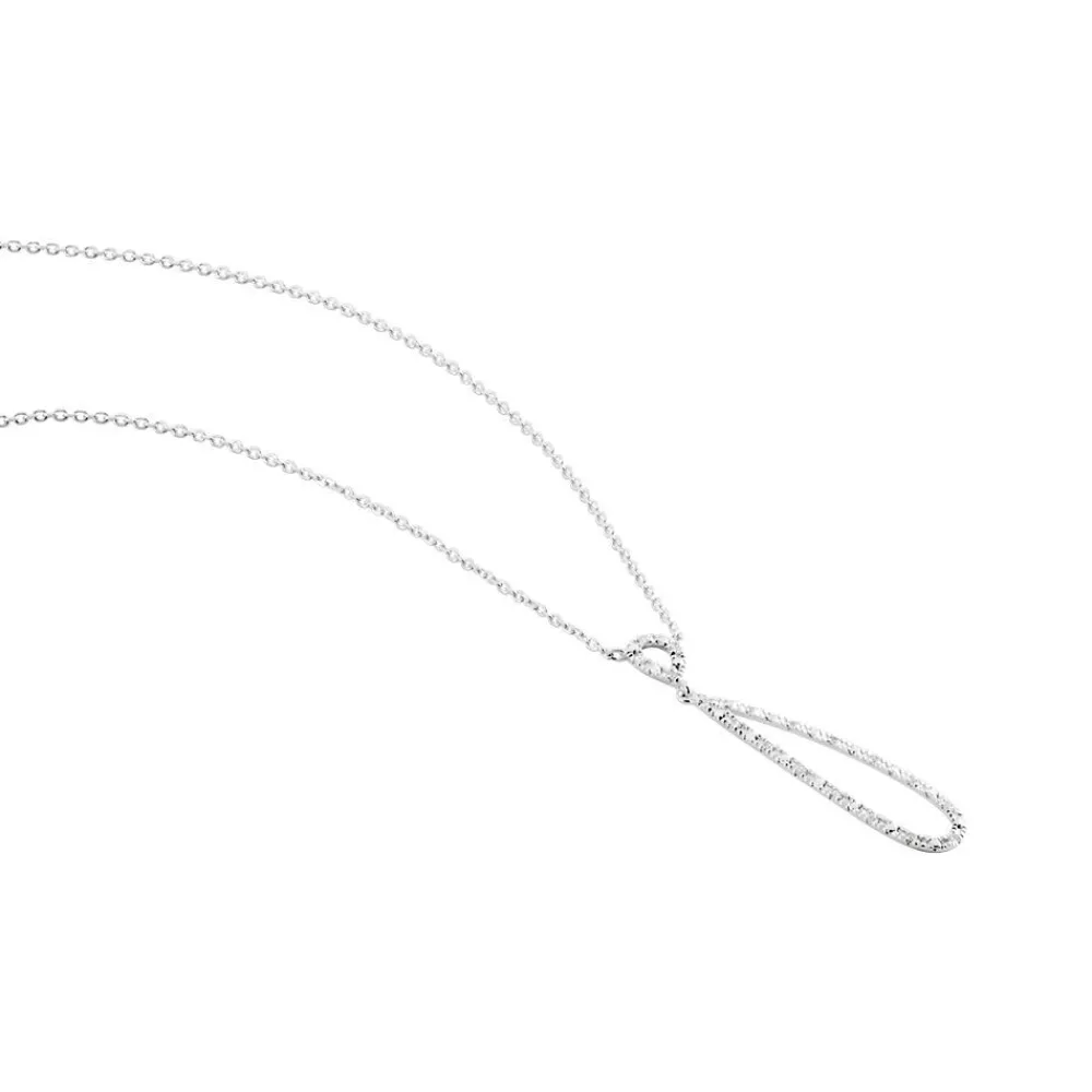 Marc Orian Colliers Diamant|Colliers > Collier Or Blanc Peregrina Diamants