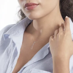 Marc Orian Colliers Diamant|Colliers > Collier Or Blanc Peregrina Diamants