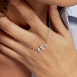 Marc Orian Colliers Cœur|Colliers > Collier Or Blanc Raoula Oxydes De Zirconium
