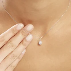 Marc Orian Colliers Diamant|Colliers > Collier Or Blanc Ruta Diamants
