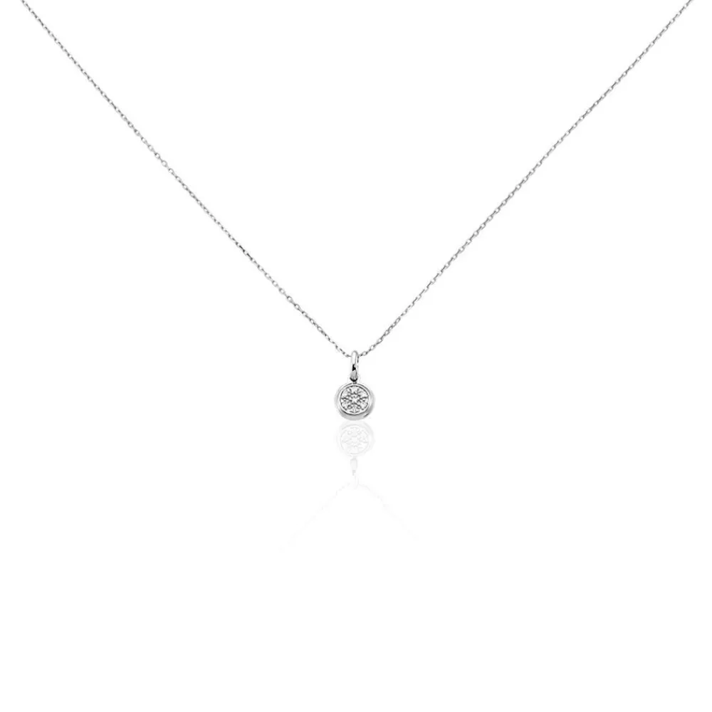 Marc Orian Colliers Diamant|Colliers > Collier Or Blanc Ruta Diamants