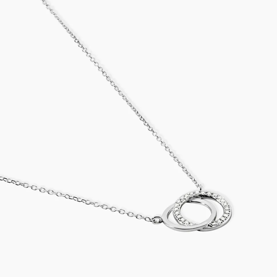 Collier Or Blanc Tresha Diamants