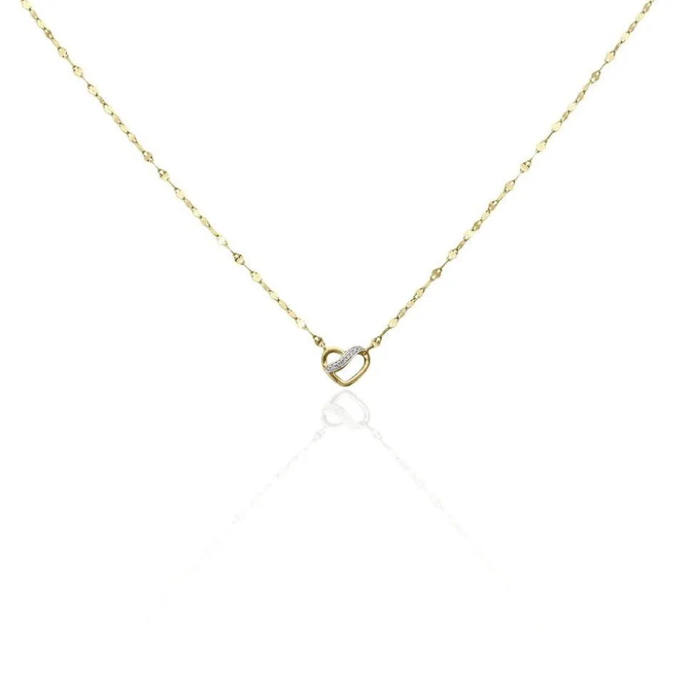 Collier Or Jaune Abiah Diamants