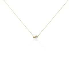 Collier Or Jaune Abijah Diamants