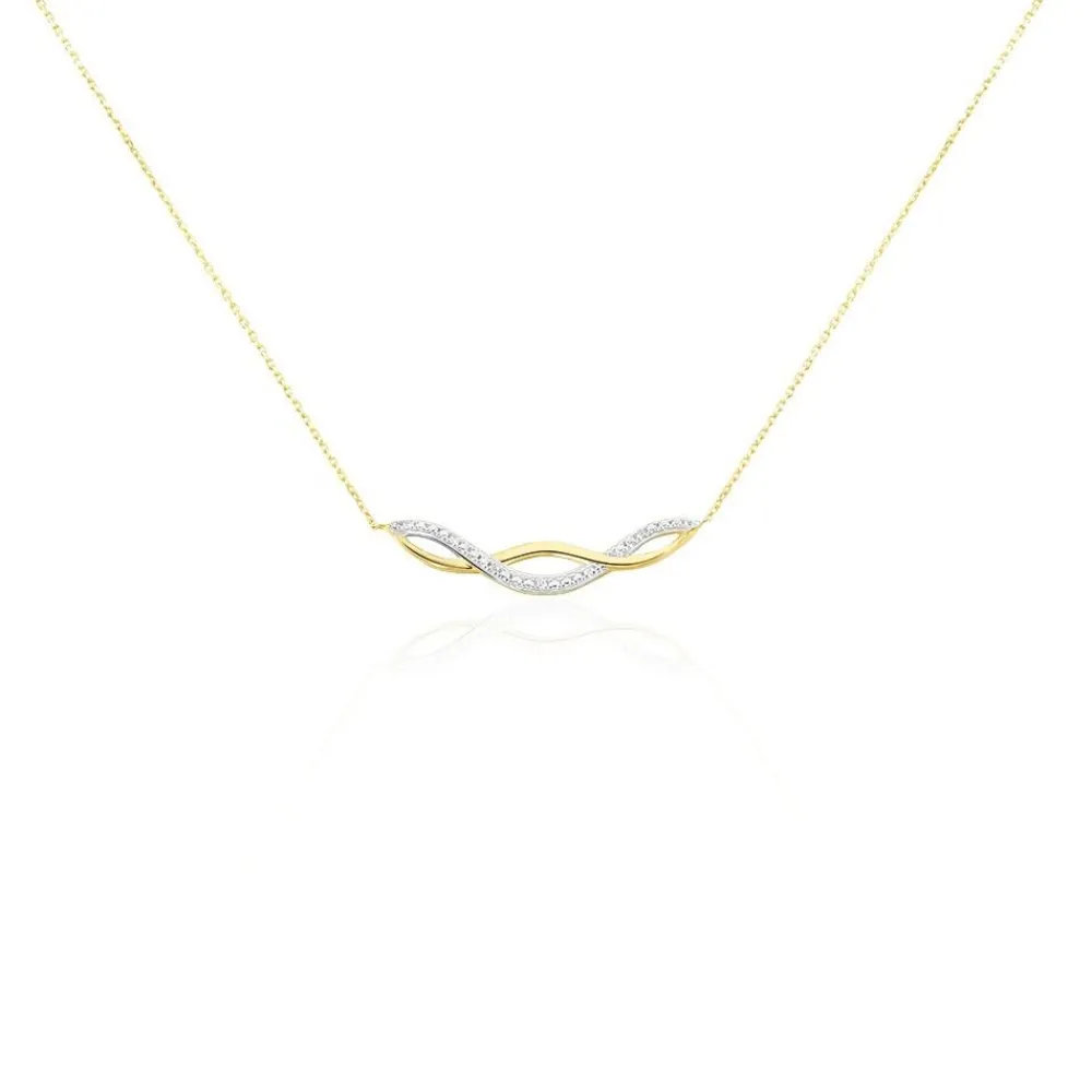 Marc Orian Colliers Diamant|Colliers > Collier Or Jaune Abisai Diamants