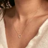 Marc Orian Colliers|Colliers Cœur > Collier Or Jaune Ansel Oxyde De Zirconium