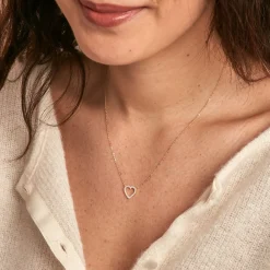 Marc Orian Colliers|Colliers Cœur > Collier Or Jaune Ansel Oxyde De Zirconium