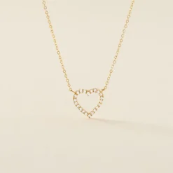 Marc Orian Colliers|Colliers Cœur > Collier Or Jaune Ansel Oxyde De Zirconium