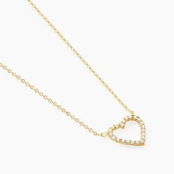 Marc Orian Colliers|Colliers Cœur > Collier Or Jaune Ansel Oxyde De Zirconium