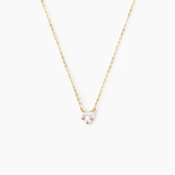 Marc Orian Colliers|Colliers Avec Pierres > Collier Or Jaune Ava Oxyde De Zirconium