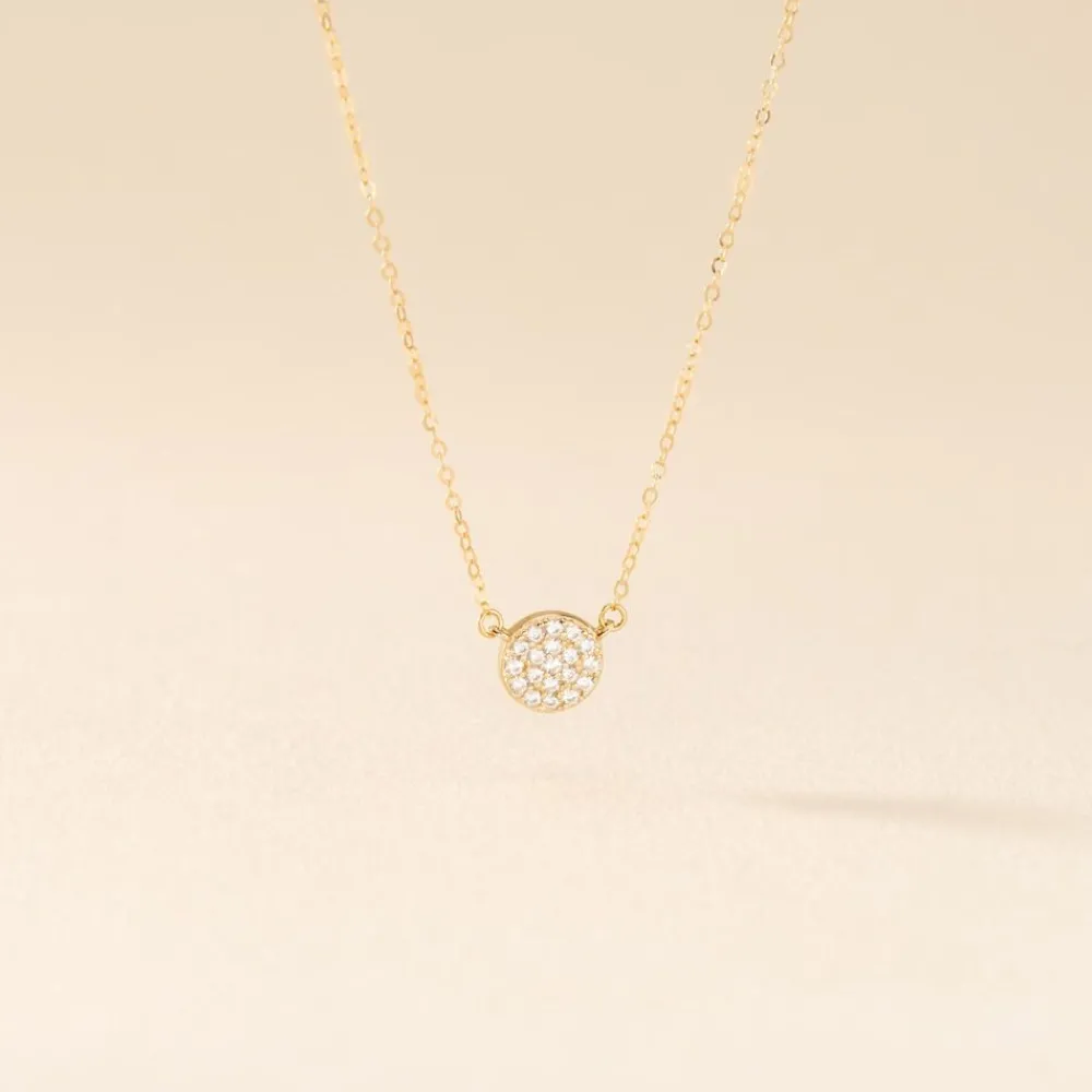 Marc Orian Colliers|Colliers Avec Pierres > Collier Or Jaune Burak Oxyde De Zirconium