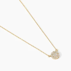 Marc Orian Colliers|Colliers Avec Pierres > Collier Or Jaune Burak Oxyde De Zirconium