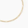 Marc Orian Colliers|Chaines Homme > Collier Or Jaune Cameo Maille Alternée 1/3