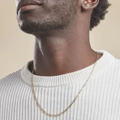 Marc Orian Colliers|Chaines Homme > Collier Or Jaune Cameo Maille Alternée 1/3