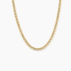 Marc Orian Colliers|Colliers Femme > Collier Or Jaune Capucin Maille Marine