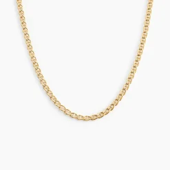 Marc Orian Colliers|Colliers Femme > Collier Or Jaune Capucin Maille Marine
