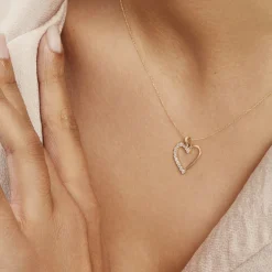 Marc Orian Colliers Cœur|Colliers > Collier Or Jaune Chantelle Oxydes De Zirconium