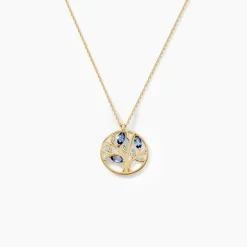 Marc Orian Colliers|Colliers Avec Pierres > Collier Or Jaune Elsebein Saphirs