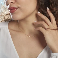 Marc Orian Colliers|Colliers Avec Pierres > Collier Or Jaune Heliantheme Perles