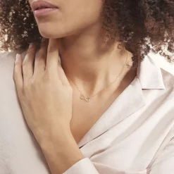Marc Orian Colliers|Colliers Avec Pierres > Collier Or Jaune Ilyas Oxyde De Zirconium