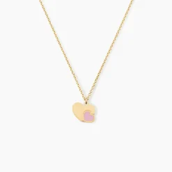 Marc Orian Colliers Cœur|Colliers > Collier Or Jaune Isa Lise Smalto