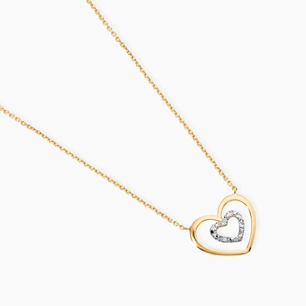 Marc Orian Colliers Diamant|Colliers Cœur > Collier Or Jaune Juliame Diamants