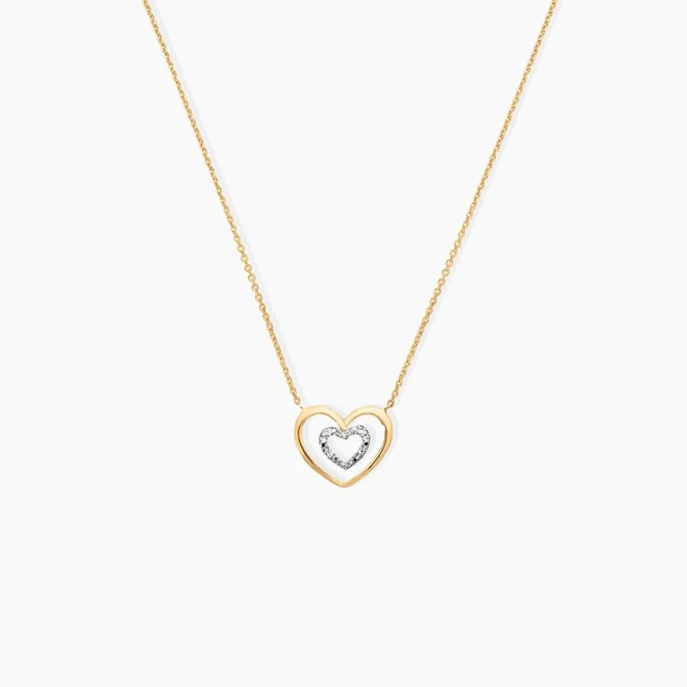 Marc Orian Colliers Diamant|Colliers Cœur > Collier Or Jaune Juliame Diamants