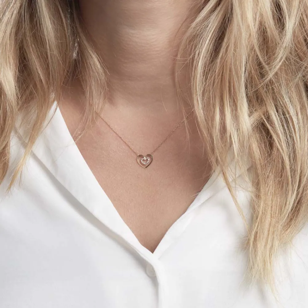 Marc Orian Colliers Diamant|Colliers Cœur > Collier Or Jaune Juliame Diamants