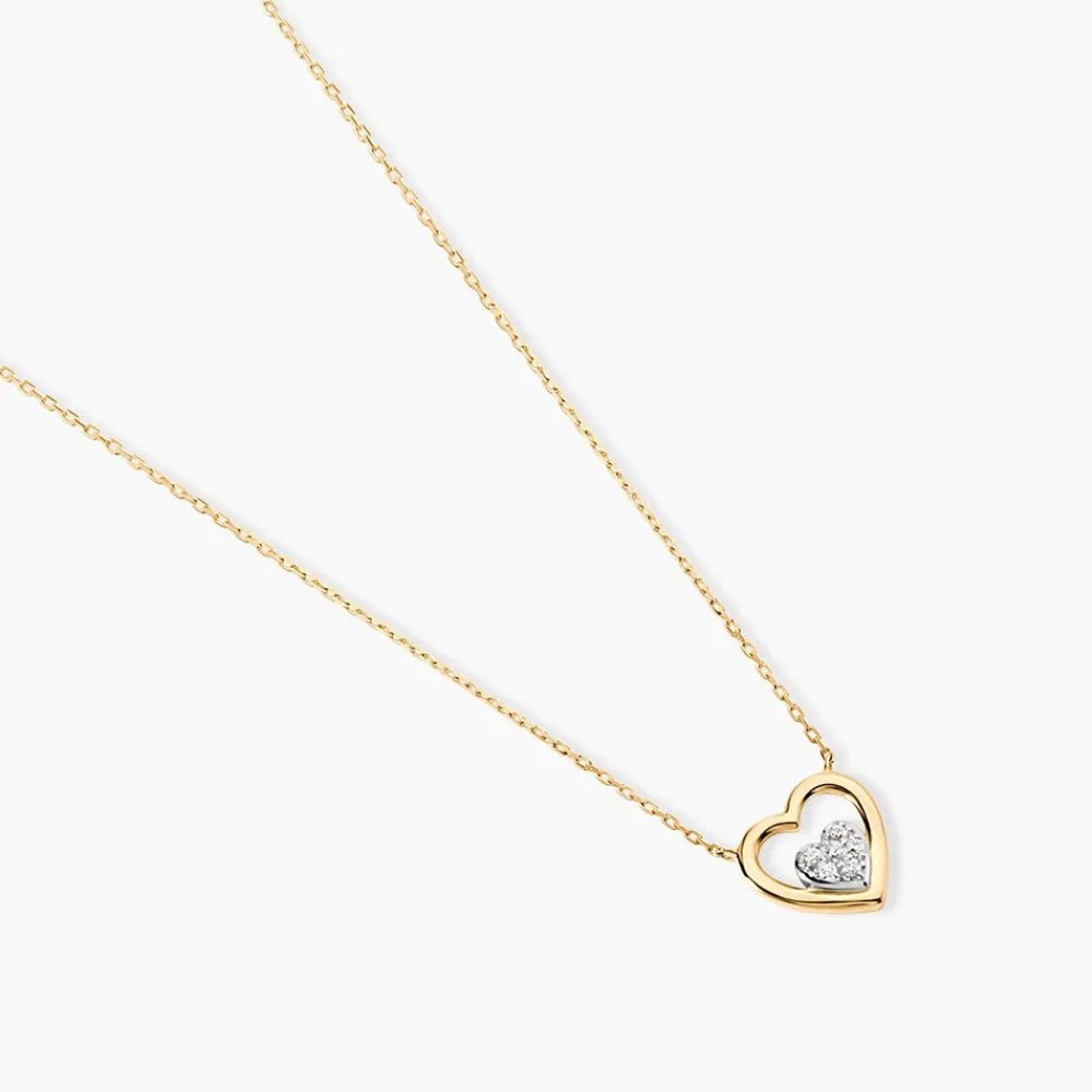 Marc Orian Colliers|Colliers Avec Pierres > Collier Or Jaune Lenaick Oxyde De Zirconium