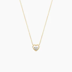 Marc Orian Colliers|Colliers Avec Pierres > Collier Or Jaune Lenaick Oxyde De Zirconium