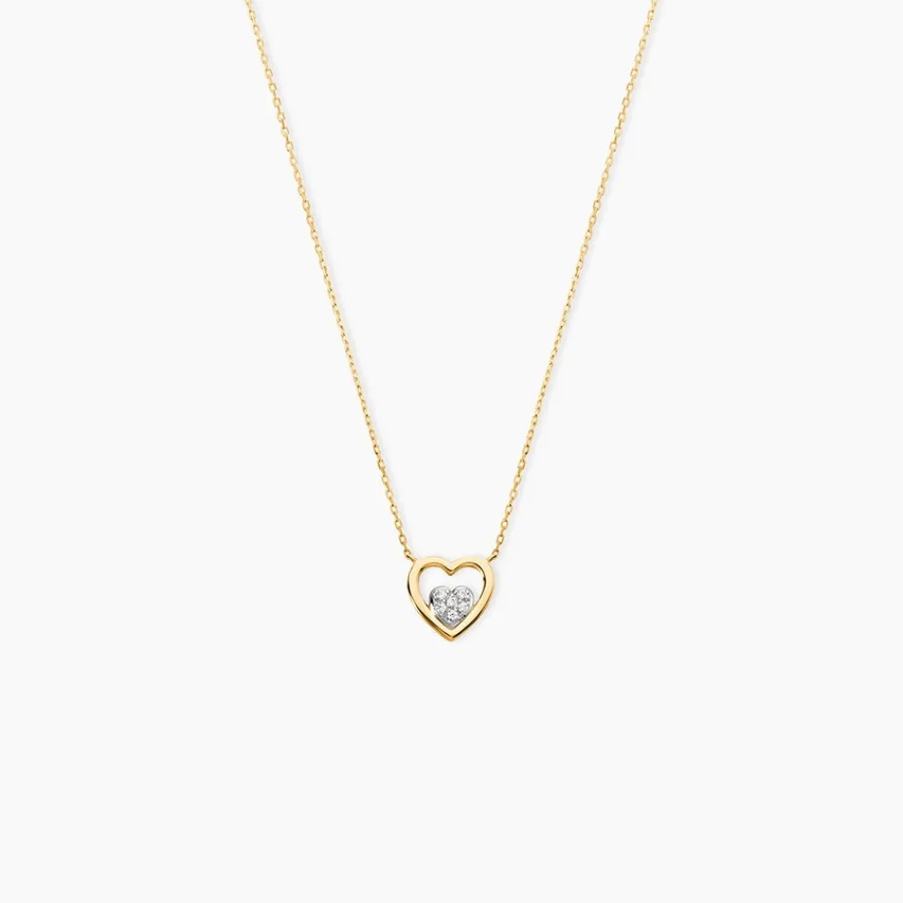 Marc Orian Colliers|Colliers Avec Pierres > Collier Or Jaune Lenaick Oxyde De Zirconium
