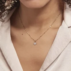 Marc Orian Colliers Diamant|Colliers Cœur > Collier Or Jaune Luminatane Diamant