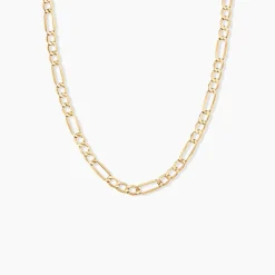 Marc Orian Colliers|Chaines Femme > Collier Or Jaune Maille Alternée 1/3