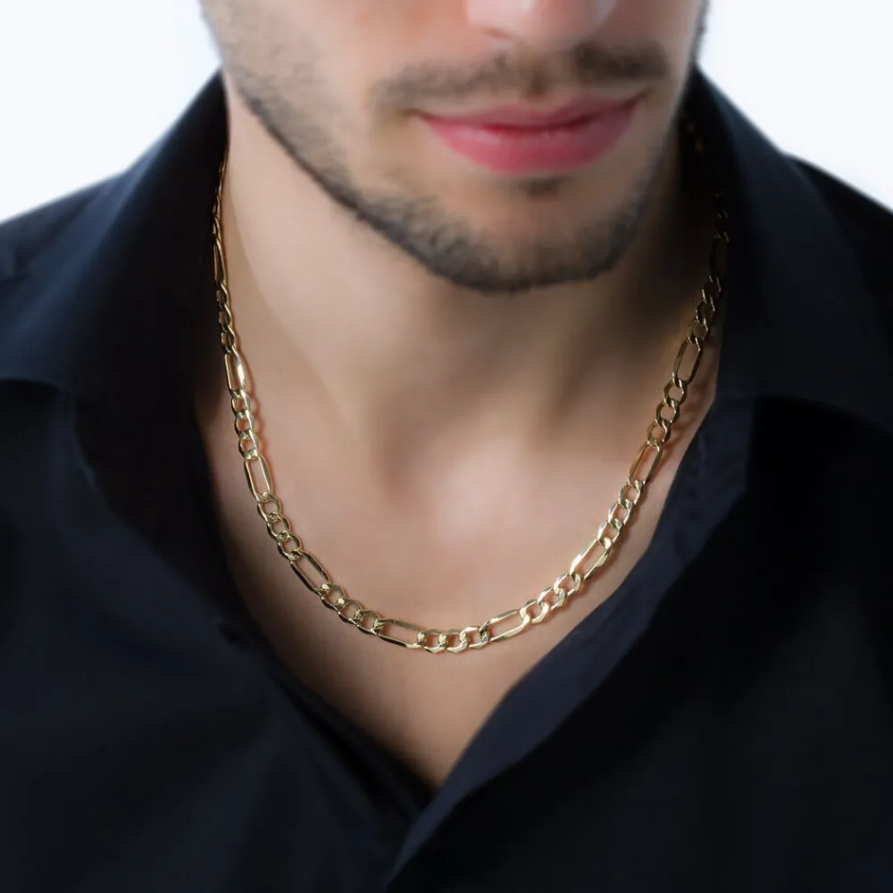 Marc Orian Colliers|Chaines Homme > Collier Or Jaune Maille Alternée