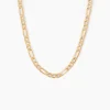 Marc Orian Colliers|Chaines Homme > Collier Or Jaune Maille Alternée 1/3