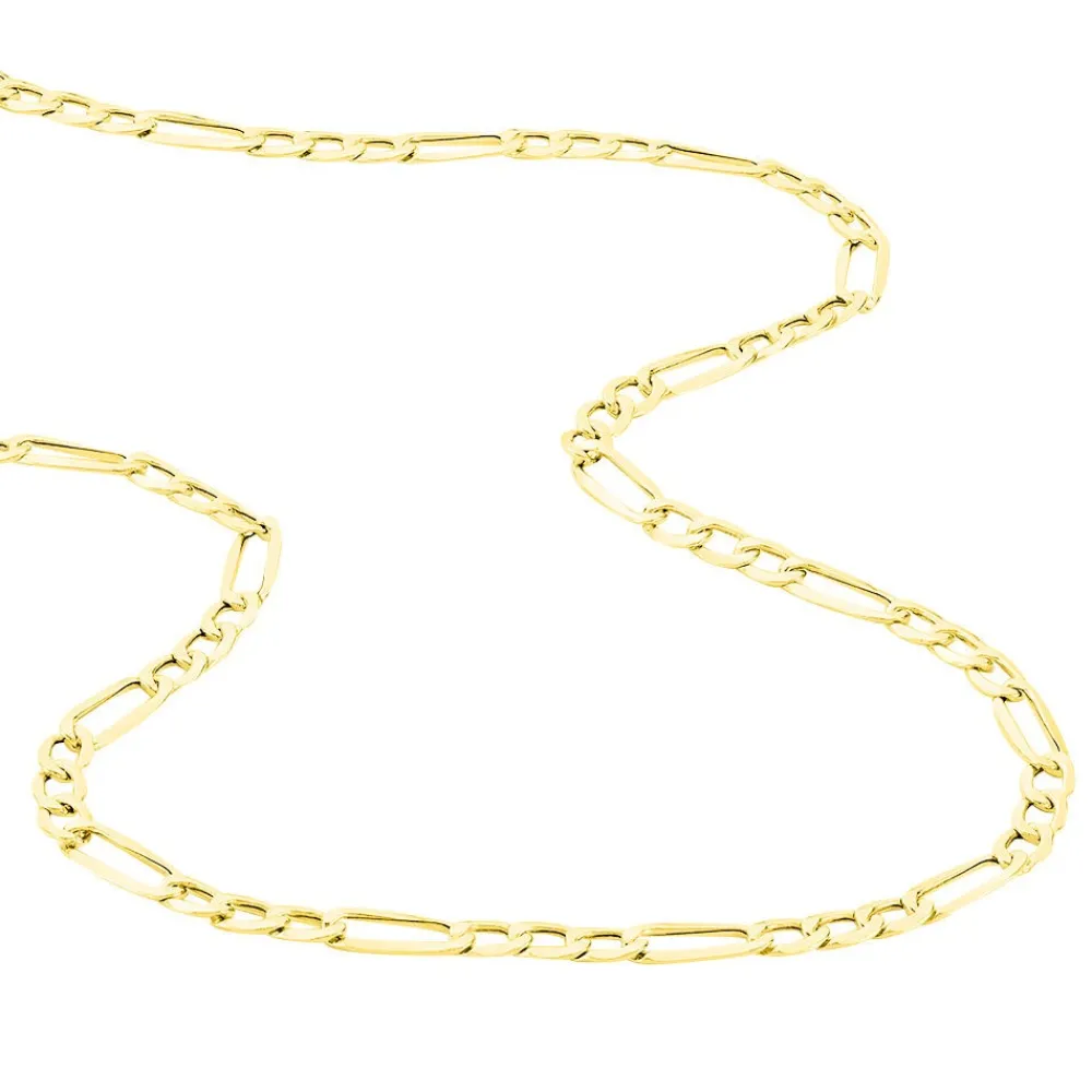 Marc Orian Colliers|Chaines Homme > Collier Or Jaune Maille Alternée 1/3