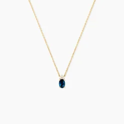 Marc Orian Colliers|Colliers Avec Pierres > Collier Or Jaune Maurin Topaze Et Oxydes De Zirconium