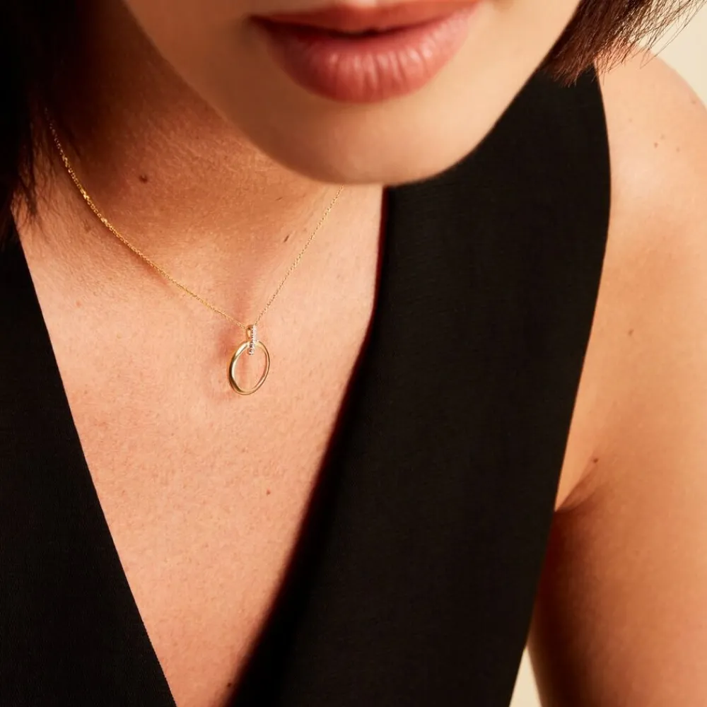 Marc Orian Colliers Diamant|Colliers > Collier Or Jaune Melissande Diamants