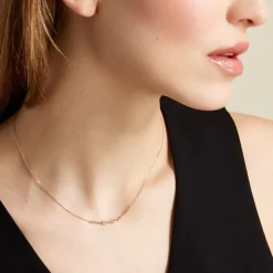 Marc Orian Colliers|Colliers Avec Pierres > Collier Or Jaune Mercy Oxyde De Zirconium